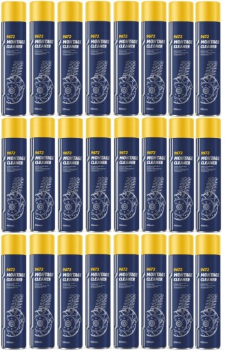 24X 24PCS MANNOL MONTAGE CLEANER ЗАБЕЗПЕЧЕННЯ ОЧИЩЕННЯ ГАЛЬМУВАЛЬНИХ ДИСКІВ КОЛЕКТИВНА КОРОБКА