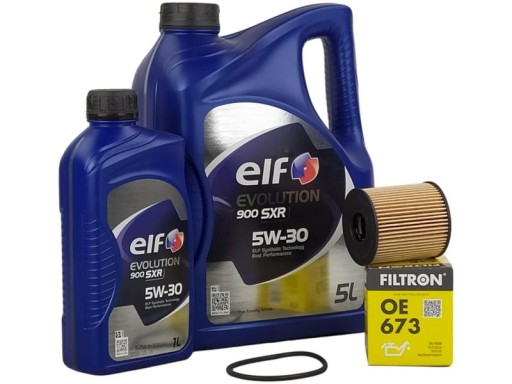 2196565,2194839,OE67 - ELF EVOLUTION 900 SXR 5W30 6L + МАСЛЯНИЙ ФІЛЬТР OE673