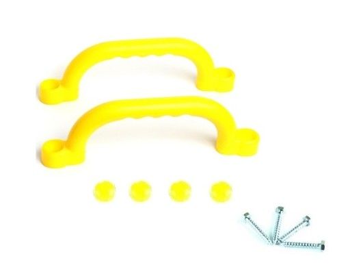 А4В РУЧКИ ПЛАСТИКОВІ 25 СМ МАЙДАНЧИК 2шт ЖОВТИЙ