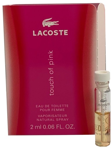 lacoste touch of pink woda toaletowa 2 ml    