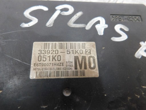 BEDIENTEIL DES MOTORS COMPUTER 33920-51K02 SPLASH 1.0