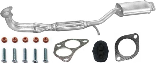 10.22 - HYUNDAI PONY 1.3 1.5 1994 - ГЛУШИТЕЛЬ КОЛЛЕКТОРНАЯ ТРУБА