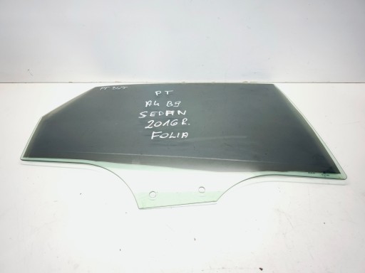 window side door right rear part AUDI A4 B9 sedan 8W5845206 2016R FOLIA