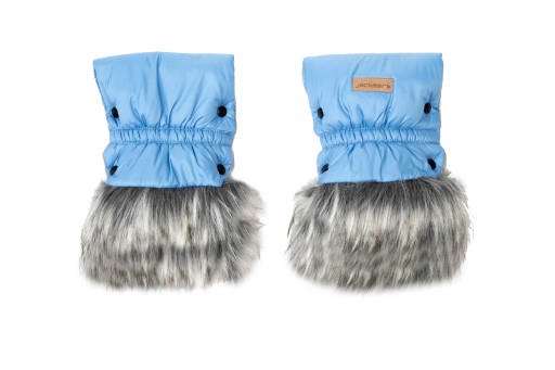 РУКАВИЧКИ ДЛЯ КОЛІСОК JACKMAR, МУФКА ДЛЯ САНКІВ - ХУТРО