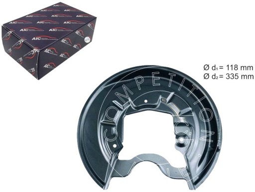 57691 - КРЫШКА ТОРМОЗНОГО ДИСКА AIC