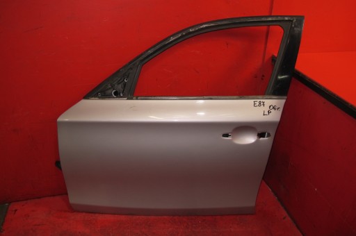 BMW and E87 door front left silver 354/7 TITANSILBER METALLIC