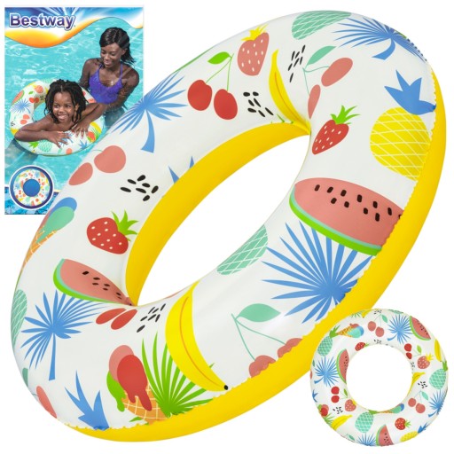 Bestway 36014 надувний круг для плавання фрукти 61 см
