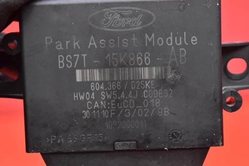 Centralina modulo parcheggio PDC BS7T-15K866-AB FORD MONDEO MK4 LIFT 10-15