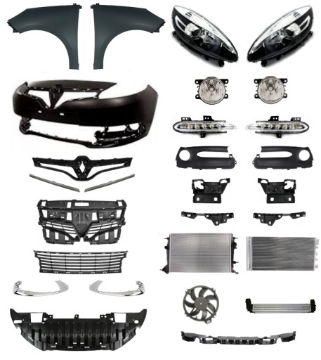 5 - Renault Scenic 13-16 Бампер Крыло