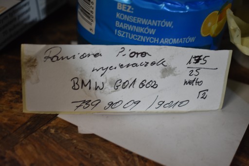 IDEALNE RAMIONA PIORA Wischer BMW G01 G02 1 9