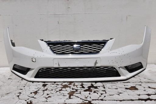 bumper front SEAT LEON III Przedlift 2012-2016 kod lakieru: LB9A