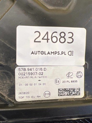 light right Skoda Karoq Full Led 57B941016D
