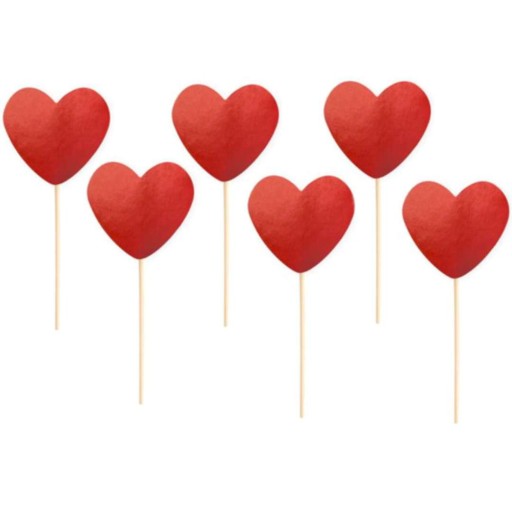 HEART PIKERS ДЕКОРАЦІЯ ТОРТА НА ВЕЧІРКУ