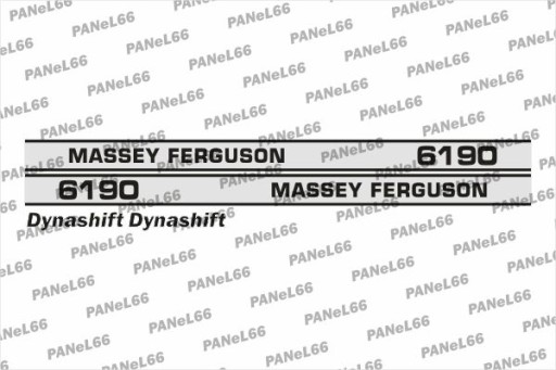 MF6190 - НАБІР НАКЛЕЙОК MASSEY FERGUSON 6190 DYNASHIFT