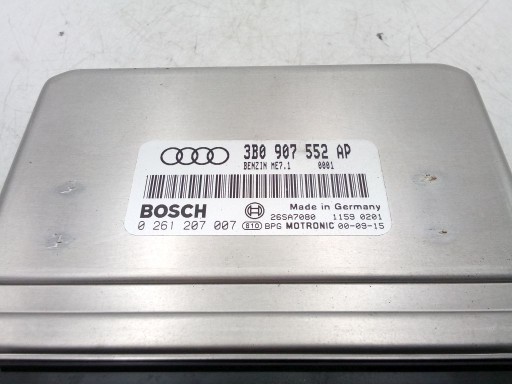 Audi A6 C5 2.4 V6 Computer Bedienteil DES MOTORS 3B0907552AP