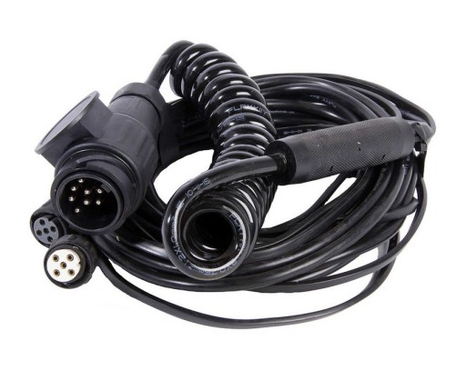 Установка жгута кабелей для прицепа 13pin 4,7 м