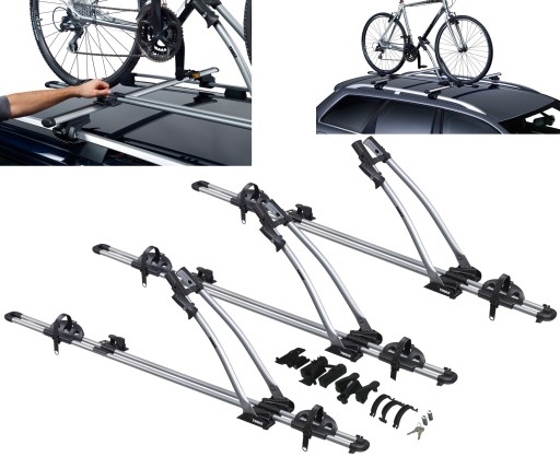 3x багажник на крышу велосипеда Thule Freeride 532