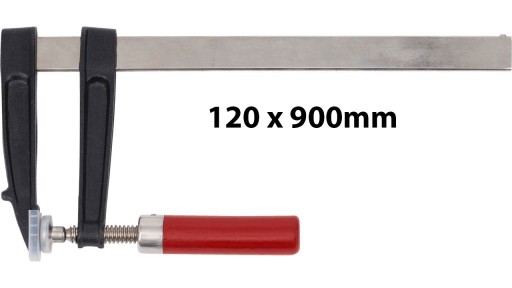Затискач столярний гвинт 120x1000mm майстер