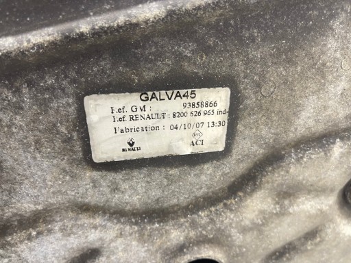 axle beam sider of the engine axle beam OPEL TRAFIC VIVARO 93858866 01-14