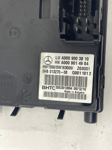 control unit module of the air conditioning A0009003810 MERCEDES E-KLASA W213