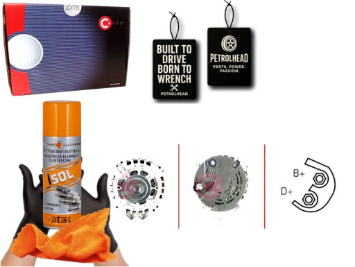 CASCAL15249AS#ECS-PCP+K - Генератор каско 500371244 5702c1 5705ev 5705af #petrolhead pro+ kit4