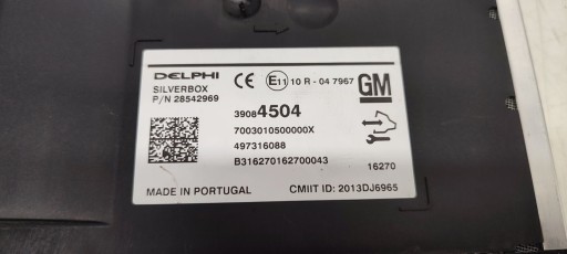 module radia control unit Opel Astra K