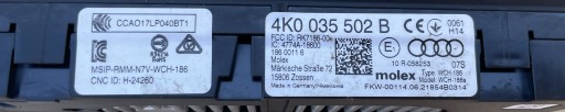 LADOWARKA INDUKCYJNA AUDI A4 A5 A6 4K0035502B original IDEAL