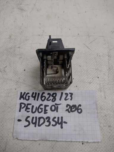 Resistenza, reostato, regolatore VENTOLE radiatore Peugeot 206 1,4B 75KM
