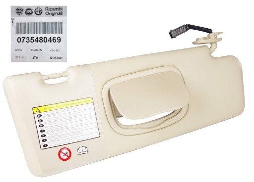 735480469 - СОЛНЦЕЗАЩИТНЫЙ КОЗЫРЕК LANCIA DELTA III OE