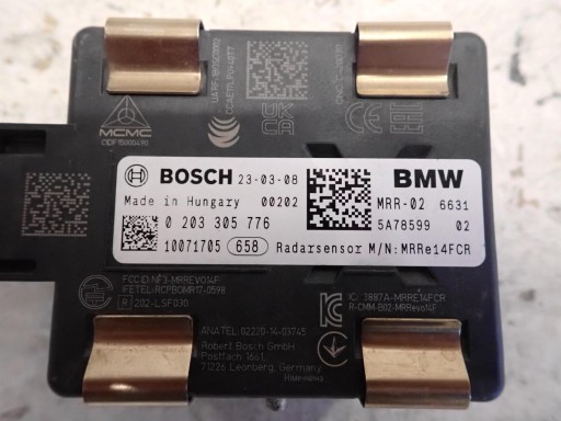 Distronic radar BMW G20 G21 G22 G26 G40 G01 G02 5A78599