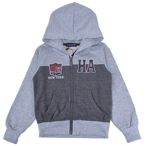 Толстовка дитяча 110 р. довгий рукав сіра