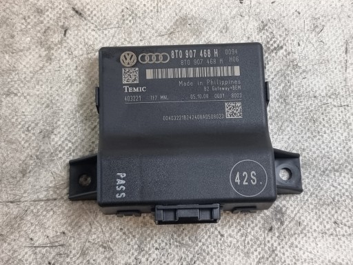 Module Unité de contrôle GATEWAY OE 8T0907468H AUDI A4 B8 2.0 TDI 125kW ANGLIK 08r