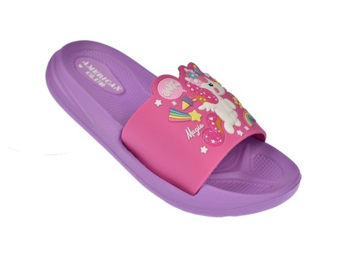 Дитячі шльопанці American Club 29 р., фіолетові
