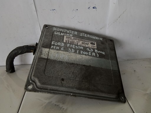 Компьютерный контроллер двигателя 4s61-12a650-jc 5daf ford fiesta 1.3b mk6 3d (f1)