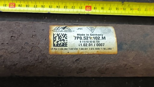 cardan 7P0521102M PORSCHE CAYENNE II 7P5 92A