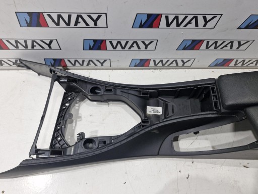 BMW E90 E91 LCI bracciolo pelle, in pelle DZIELONY