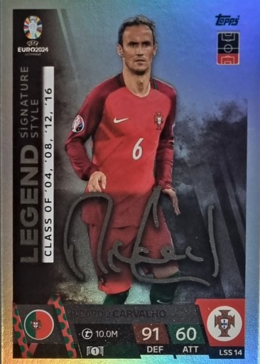 EURO 2024 TOPPS MATCH ATTAX LEGEND SIGNATURE STYLE LSS 14 RICARDO