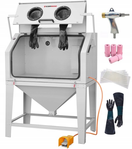 КАБІНА ПІСКОСТРУЙНА МАШИНА 450 Л ВЕРХНИЙ ОТВОР + ФОРСУНКИ