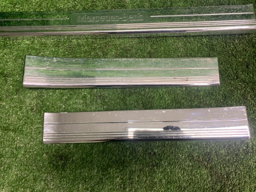 mouldings caps threshold CHROM front rear part KOMPLET MERCEDES CLS W219 W211 LIFT