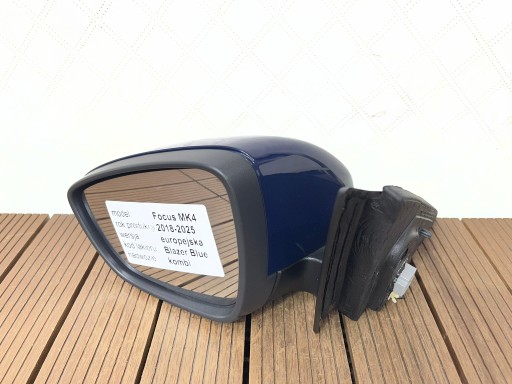 FORD FOCUS MK4 18-22 Spiegel links 6-PIN Farbe BLAZER BLUE