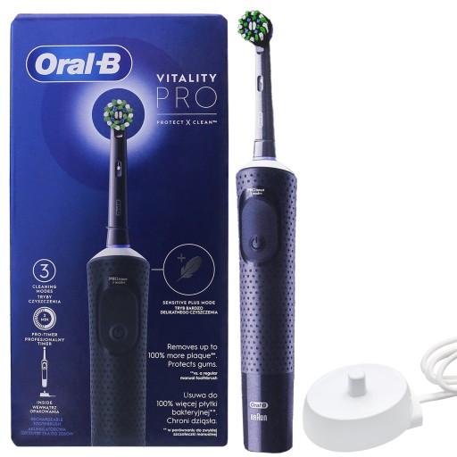 Elektrická zubná kefka Oral-B Vitality Pro D103 Box čierna