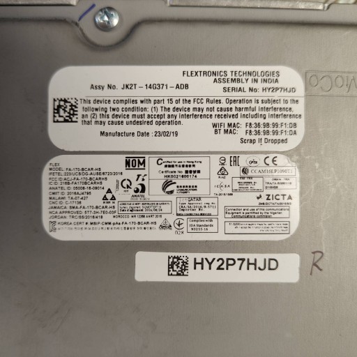 Module Navigation Ford ECU Ordinateur Jk2T-14G371-ADB