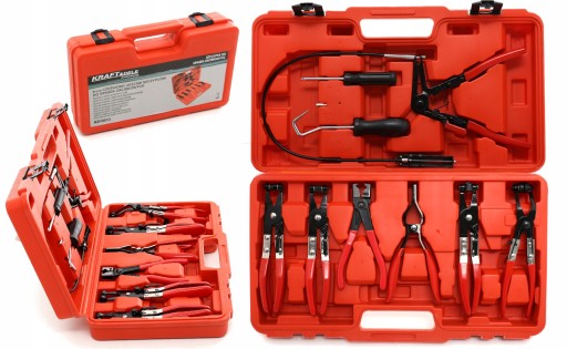 НАБІР ПЛОСКОГУБЦІВ ДЛЯ СТЯЖОК 9EL + ЧОХОЛ