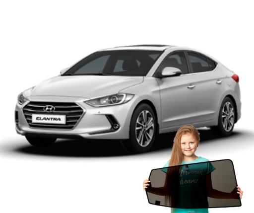 ШТОРЫ НА МАГНИТАХ HYUNDAI ELANTRA VI 6 С 2016 ГОДА