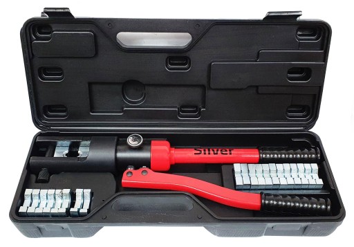 МАШИНА ДЛЯ ОБЖИМУВАННЯ КАБЕЛІВ 10-300мм 18Т ГІДРАВЛІЧНІ КЛЕМИ + МАТРИЦІ