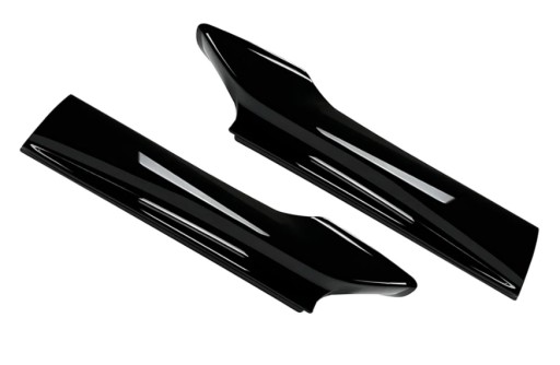 BMW F10 F11 M SPORT FLAPS ГЛЯНЦЕВЫЙ ЧЕРНЫЙ РАЗДЕЛИТЕЛЬ ЮБКА ПЕРЕДНЕГО БАМПЕРА