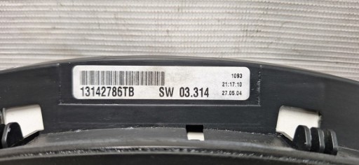 dials OPEL ASTRA III 13142786TB