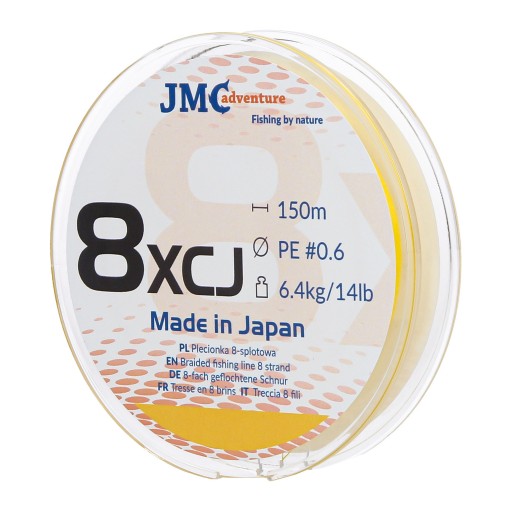 Тесьма JMC ADVENTURE 8XCJ жовта 0,06мм х 150м