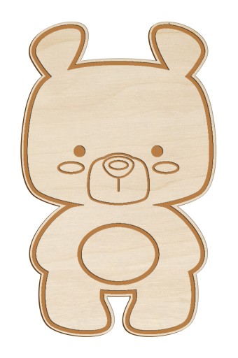 ДЕКУПАЖ З ФАНЕРИ ВЕДМІДЬ