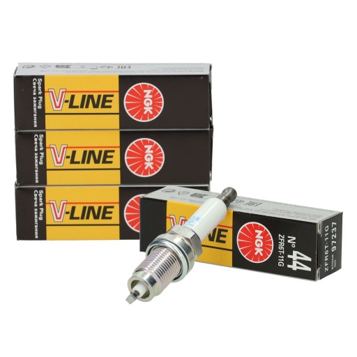 4 свечи зажигания ngk zfr6t-11g 97237 v-line 44